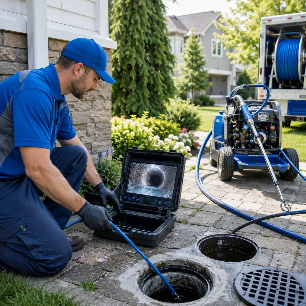 Outdoor drain cleaning professionals serving Macedon, NY