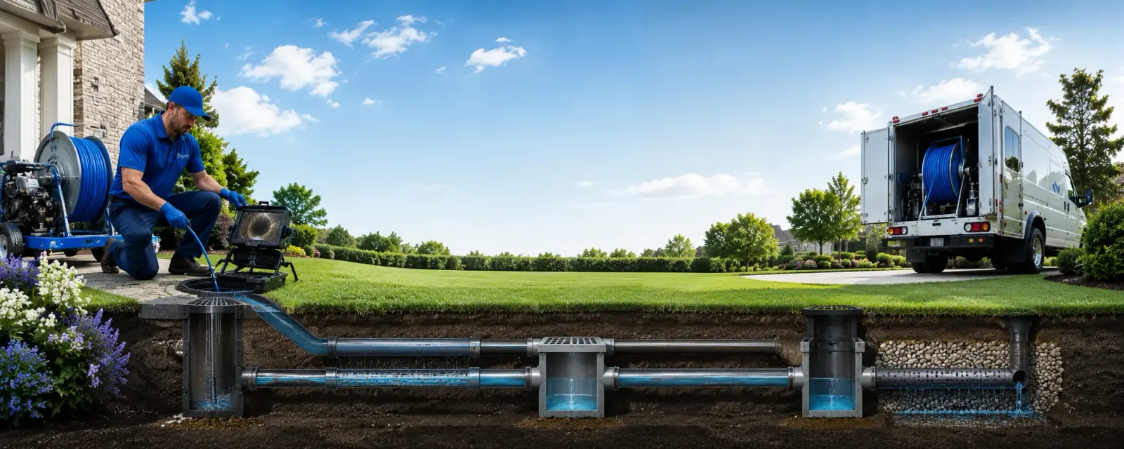 Outdoor drain cleaning information for Macedon, NY